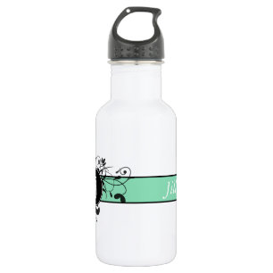 Botella De Agua Flourish del Victorian con monograma