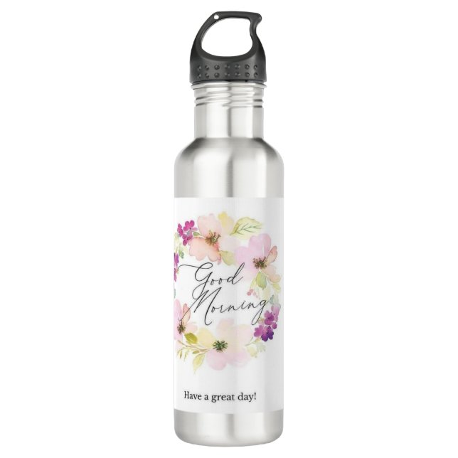 Botella De Agua flower 🌺 design cup (Anverso)
