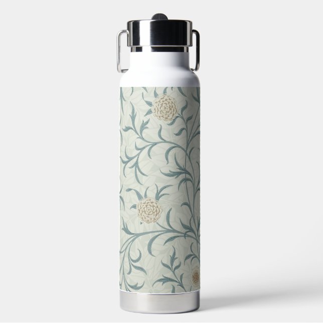 Botella De Agua Flower, Floral Pattern, William Morris (Frente)