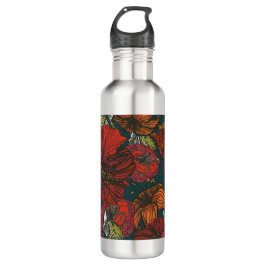 Botella De Agua Flower Medley