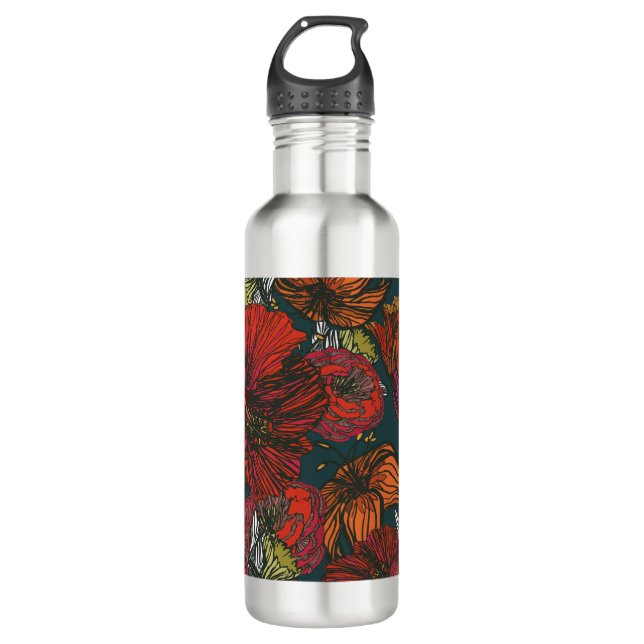 Botella De Agua Flower Medley (Anverso)