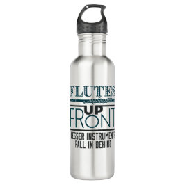 Botella De Agua Fluye hacia arriba la banda de marchas de flauta d