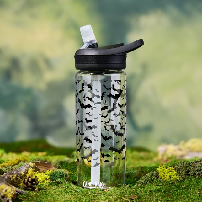 Botella de agua Flying Black Bats (Exterior)