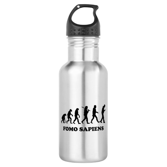 Botella De Agua Fomo Sapiens (Anverso)