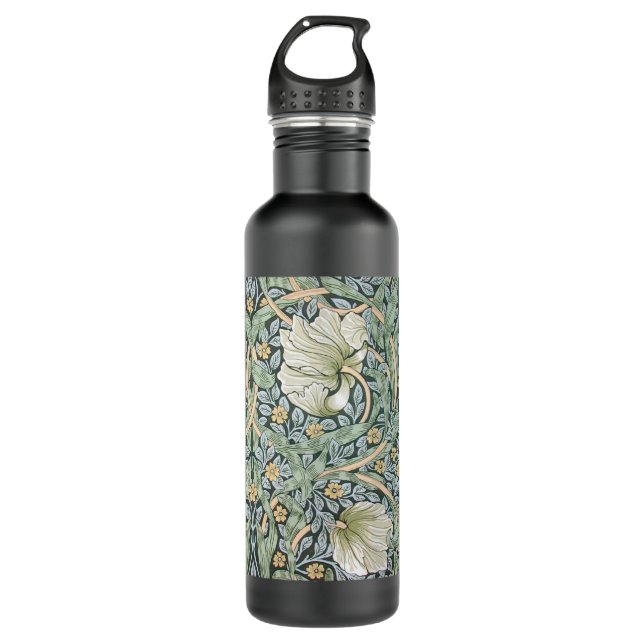 Botella De Agua Fondo de escritorio floral William Morris Pimperne (Anverso)