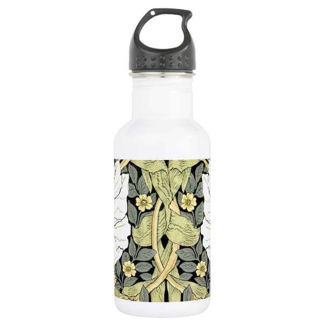 Botella De Agua Fondo de escritorio floral William Morris Pimperne (Anverso)
