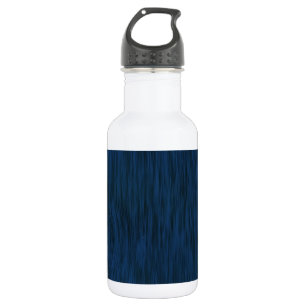 Botella De Agua Fondo de grano de madera dura en azul profundo