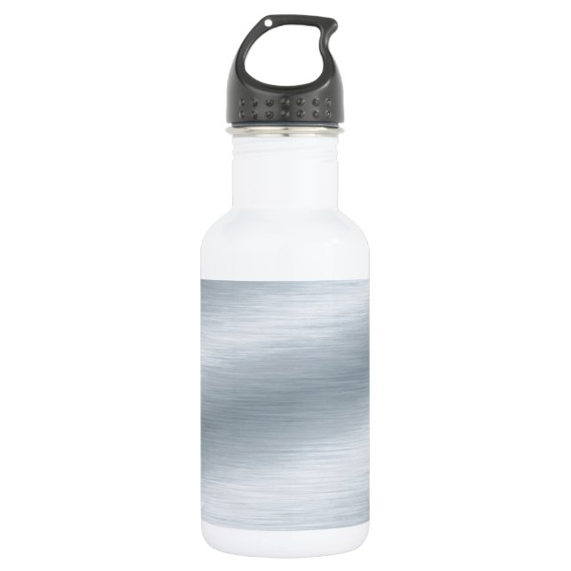Botella De Agua Fondo de plata cepillada (Anverso)