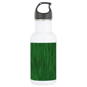 Botella De Agua Fondo del grano de madera dura - Verde