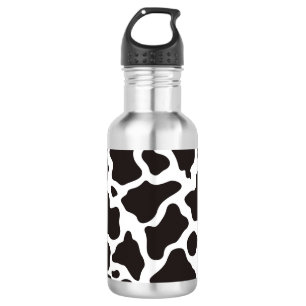 Botella De Agua Fondo del patrón de vaca