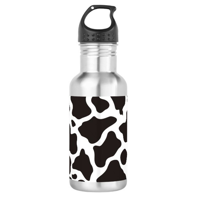 Botella De Agua Fondo del patrón de vaca (Anverso)