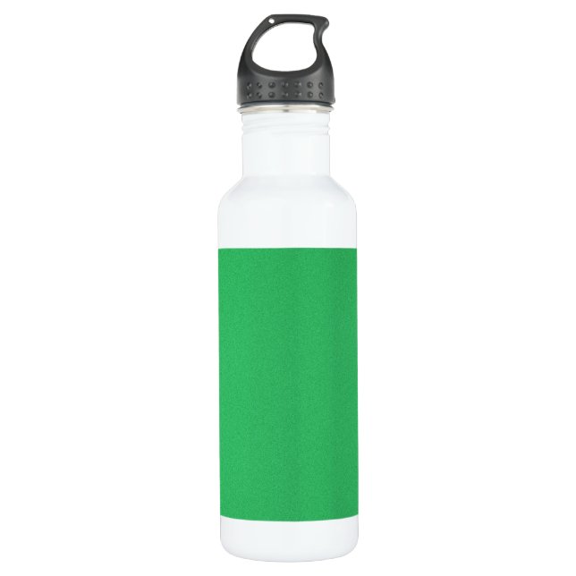 Botella De Agua Fondo verde de fondo moderno (Anverso)