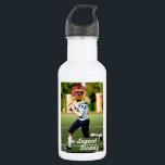 Botella De Agua Football American Player - with YOUR Photo & Text-<br><div class="desc">CUSTOM this Football American Player - Insert YOUR Photo & Text - Wellcome in Sports World</div>