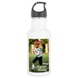 Botella De Agua Football American Player - with YOUR Photo & Text-