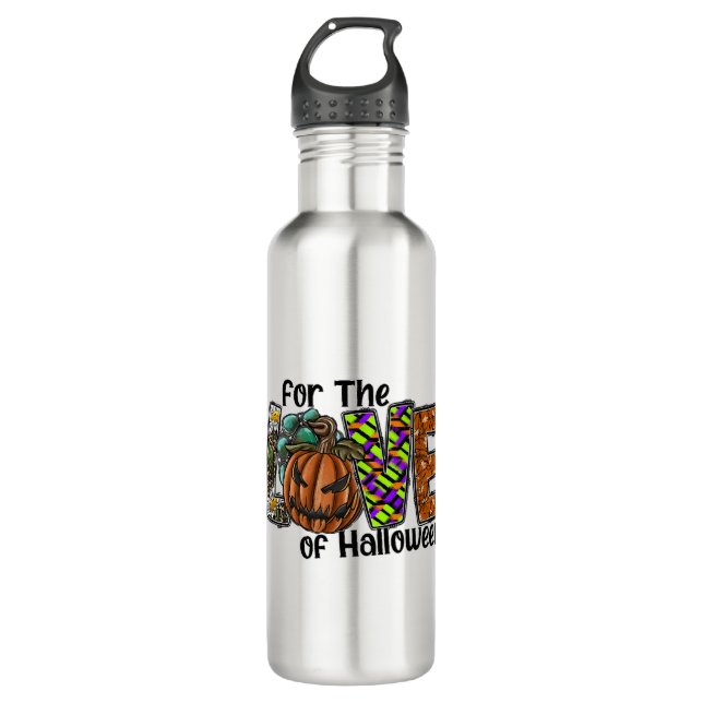 Botella De Agua For The Love Of Halloween (Anverso)