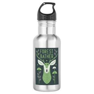 Botella De Agua Forest Bather Deer