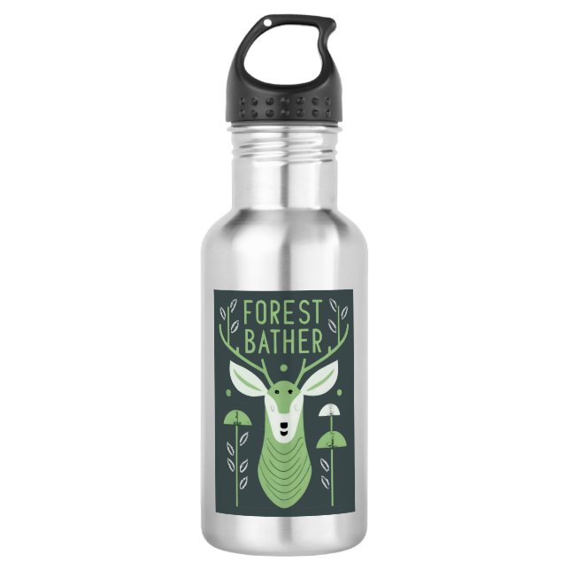 Botella De Agua Forest Bather Deer (Anverso)