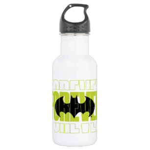 Botella De Agua Forever Batman Typography Symbol Graphic