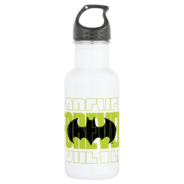 Botella De Agua Forever Batman Typography Symbol Graphic (Anverso)