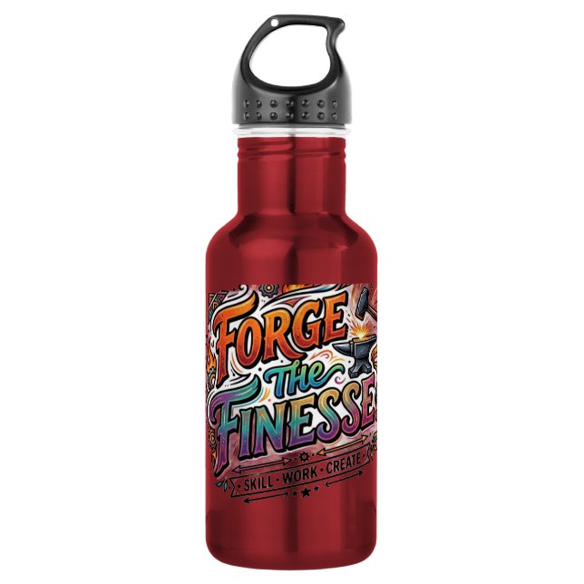 Botella De Agua Forja la Finura (Anverso)