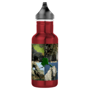 Botella De Agua Formaciones rocosas y cuevas en Alaska Collage