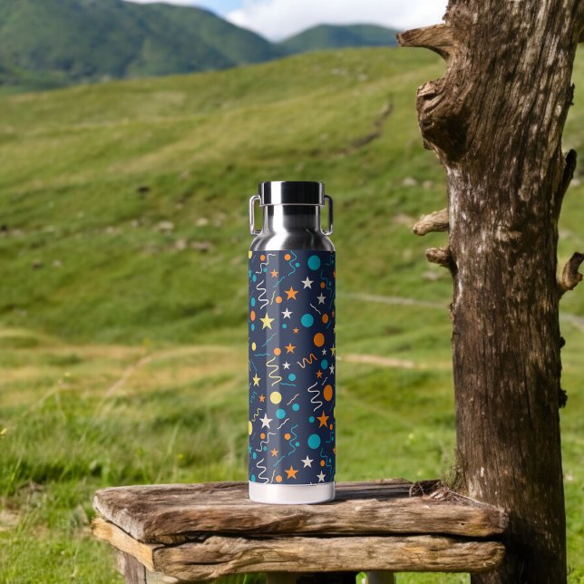Botella De Agua Formas Confetti de celebración (Water Bottle)
