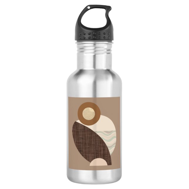 Botella De Agua Formas Terrosas (Anverso)