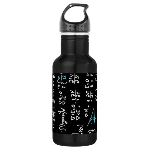 Botella De Agua Fórmulas matemáticas profesor de física de matemát