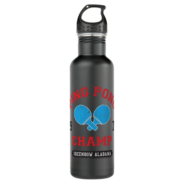 Botella De Agua Forrest Gump Ping Pong Champ Greenbow Alabama 1972 (Anverso)