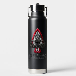 Botella De Agua Fort Bragg Black 25 oz Frasco Insulado de Vacío