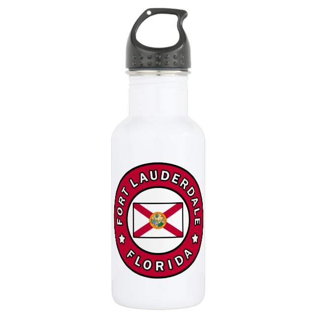 Botella De Agua Fort Lauderdale Florida (Anverso)
