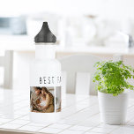 Botella De Agua Foto de colección moderna y el mejor regalo de la<br><div class="desc">Presentamos el Regalo de texto Modern Collage Photo & Best Family Ever, una manera única y personalizada de celebrar el amor y la alegría de tu familia. Este regalo especial combina la belleza de un collage de fotos personalizados con un mensaje sincero para crear un conservador memorable que será valorado...</div>