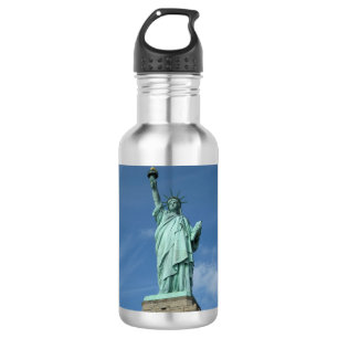 Botella De Agua Foto de la estatua de la libertad