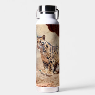 Botella De Agua foto de leopardo nebuloso naturaleza vida silvestr