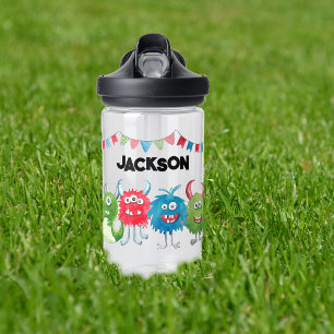 Botella De Agua Foto de Monstruos para Niños