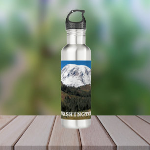 Botella De Agua Foto de Mount Rainier Washington