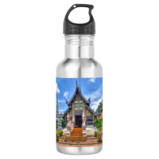 Botella De Agua Foto del templo de Chiang Mai (Anverso)
