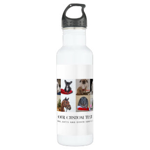 BOTELLA DE AGUA FOTO GIFTS TEMPLATES PERSONALIZADO MASCOTAS AMIGOS