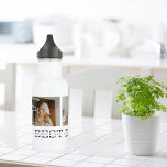 Botella De Agua Foto moderna del collage y el mejor regalo de papá<br><div class="desc">Modern Collage Photo & Grey Best Dad Ever Gift es una idea de regalo única y reflexiva para cualquier padre que ame la fotografía y aprecie los regalos personalizados. En general, este regalo es una manera perfecta de celebrar el Día del Padre, los cumpleaños o cualquier otra ocasión especial para...</div>