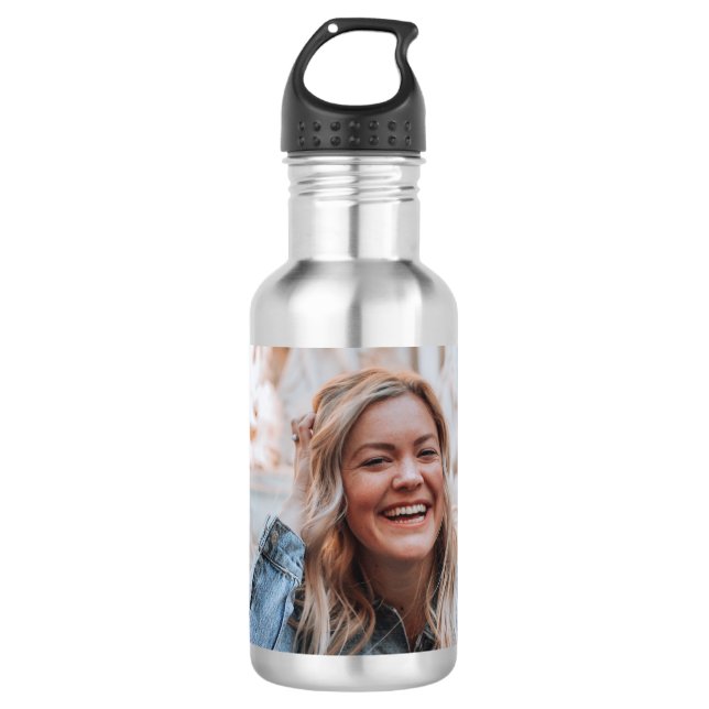 Botella De Agua Foto personalizada (Anverso)