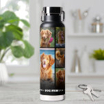 Botella De Agua Foto personalizada de madre de perro<br><div class="desc">Botella de agua de Collage de fotos Best Dog Mom 9 personalizada. Esta sincera botella de agua es una manera perfecta de celebrar a la madre del perro en tu vida. Con un collage de nueve preciadas fotos mascotas, esta botella reúne a los queridos recuerdos para un recordatorio conmovedor y...</div>