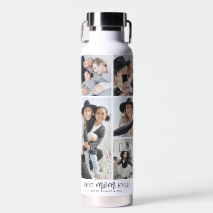 Botella De Agua Foto Personalizada de Mamá