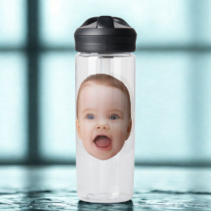 Botella De Agua Foto personalizada, Foto personalizada de cara