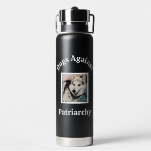 Botella De Agua Foto personalizada Mamá Perro Tendencia feminista 