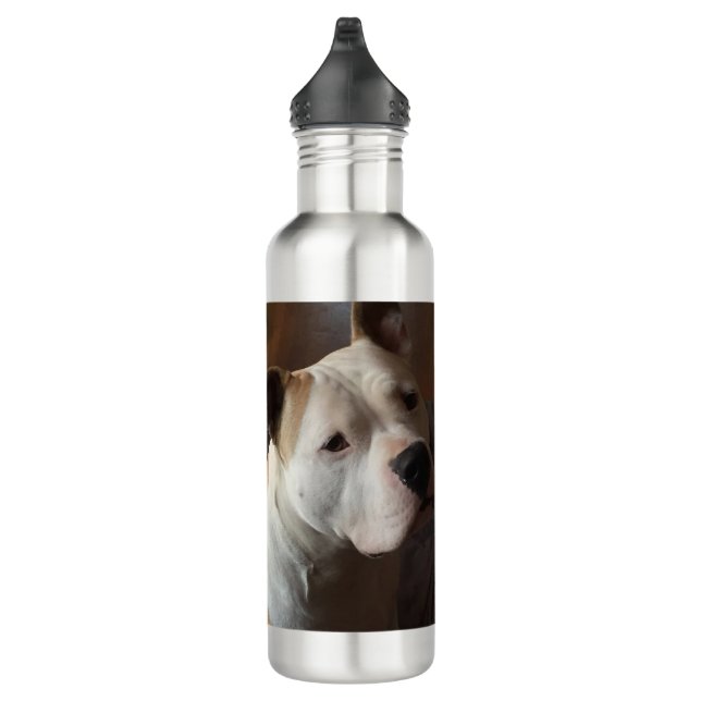 Botella De Agua Foto Personalizada Mascota Perro Mejor Amigo (Derecha)