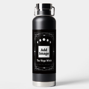 Botella De Agua Foto Personalizada Virgo Zodíaco Tarot Cumpleaños 