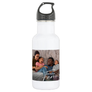Botella De Agua Foto simple de la familia de Personalizados