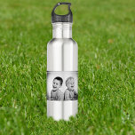 Botella De Agua Foto y mensaje personalizados<br><div class="desc">Esta botella de agua es fácilmente personalizada con tus fotos y mensajes,  la opción de tener 3 fotos y 2 mensajes personales. sería un gran regalo para todas las ocasiones.</div>