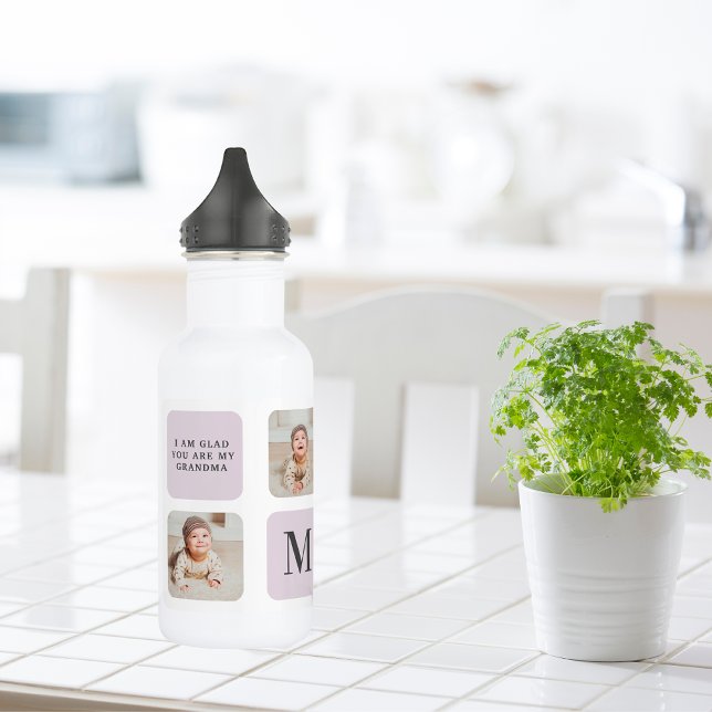 Botella De Agua Fotografía de Collage y mejor regalo morado de la  (Subido por el creador)