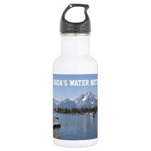 Botella De Agua Fotografía del Parque Nacional del Gran Tetón